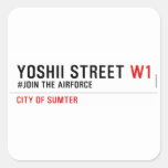 Yoshii Street  Stickers
