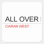 ALL Over  Stickers