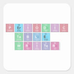 Periodic
 Table
 Writer  Stickers