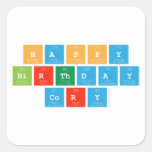 Happy
 Birthday
 Cory  Stickers