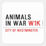 animals in war  Stickers