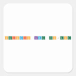 Periodic Name Project  Stickers