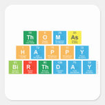 Thomas
 Happy 
 Birthday  Stickers