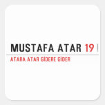 MUSTAFA ATAR  Stickers