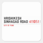 HrishiKesh Sinhagad Road  Stickers
