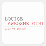 louise   Stickers
