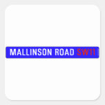 Mallinson Road  Stickers