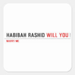 Habibah Rashid  Stickers