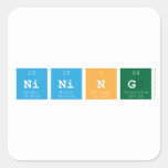 nining  Stickers