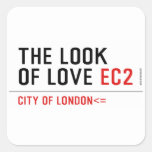 the look of love  Stickers