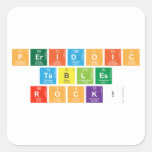 PERIDOIC
 TABLES
 ROCK!  Stickers