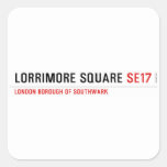 Lorrimore Square  Stickers