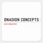 Onadion Concepts  Stickers