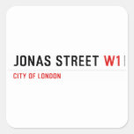 JONAS STREET  Stickers