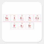 science
 fair  Stickers