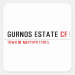 Gurnos Estate  Stickers