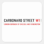 Carbonaro street  Stickers