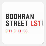 Bodhran Street  Stickers