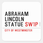 abraham lincoln statue  Stickers