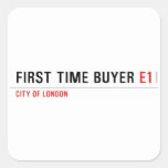 First time buyer  Stickers