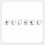 Welcome  Stickers