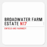 Broadwater Farm Estate  Stickers