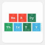 Nerdy
 Thirty  Stickers