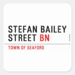 Stefan Bailey Street  Stickers