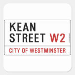 KEAN street  Stickers