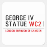 george iv statue  Stickers