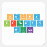 Happy
 Birthday
 Muna  Stickers