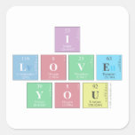 I 
 Love
 You  Stickers