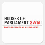 houses of parliament  Stickers