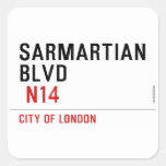 sarmartian blvd   Stickers