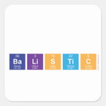 
 balistic  Stickers