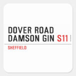 Dover Road  Damson Gin  Stickers