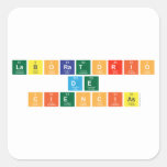 laboratorio
 de
 Ciencias  Stickers