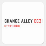 CHANGE ALLEY  Stickers