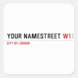 your namestreet  Stickers
