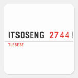 Itsoseng  Stickers
