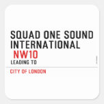 SQUAD ONE SOUND INTERNATIONAL   Stickers