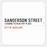 SANDERSON STREET  Stickers