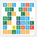Why did 
 the acid
  go to 
 the gym? 
  To become 
 a buffer 
 solution!   Stickers
