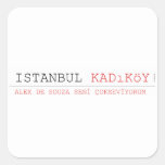 istanbul  Stickers