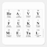 Heavy
 Fukn
 Metal  Stickers