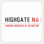 Highgate  Stickers