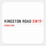 KINGSTON ROAD  Stickers