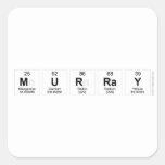 Murray  Stickers