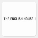The English HOUSE  Stickers