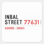 Inbal Street  Stickers